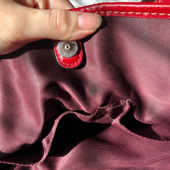 COACH Signature Patent Leather Carryall+Wallet - Picture 8 of 15